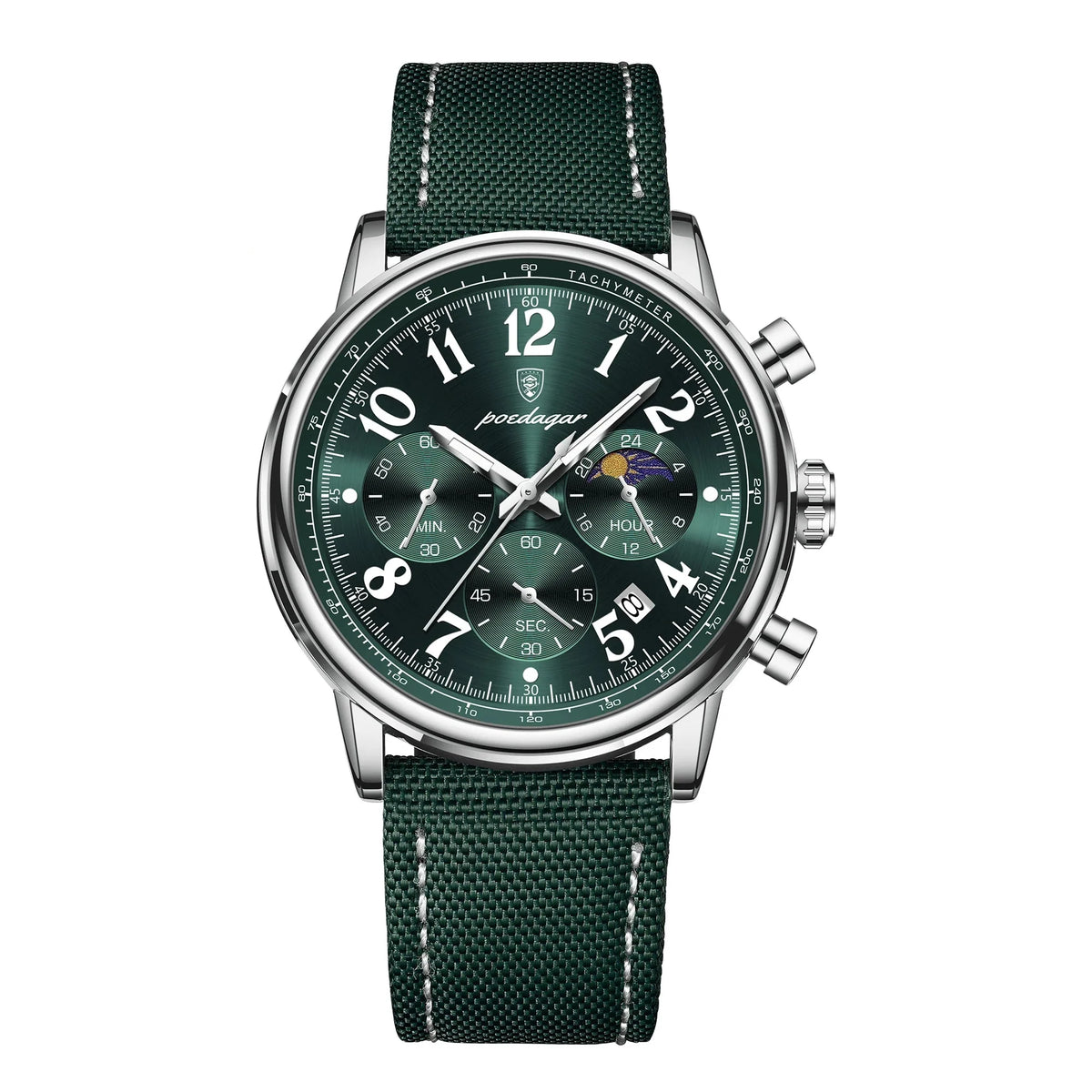 Military2025 Edition Chronograph Watch Nylon Strap Water-Resistant Fall