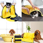 Absorbent Fast Drying Pet Towels for Dogs & Cats - Plush Fiber Bathrobe & Cleaning Mat