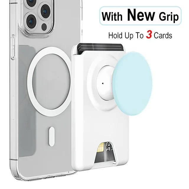 Magnetic2026 Edition Wallet With Expanding Grip For Phones Universal Card Holder Case Anti Scratch And Dustproof Back To School