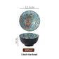 Ceramic Bohemian Rice Bowl Retro Noodle Bowl Kitchen Gift