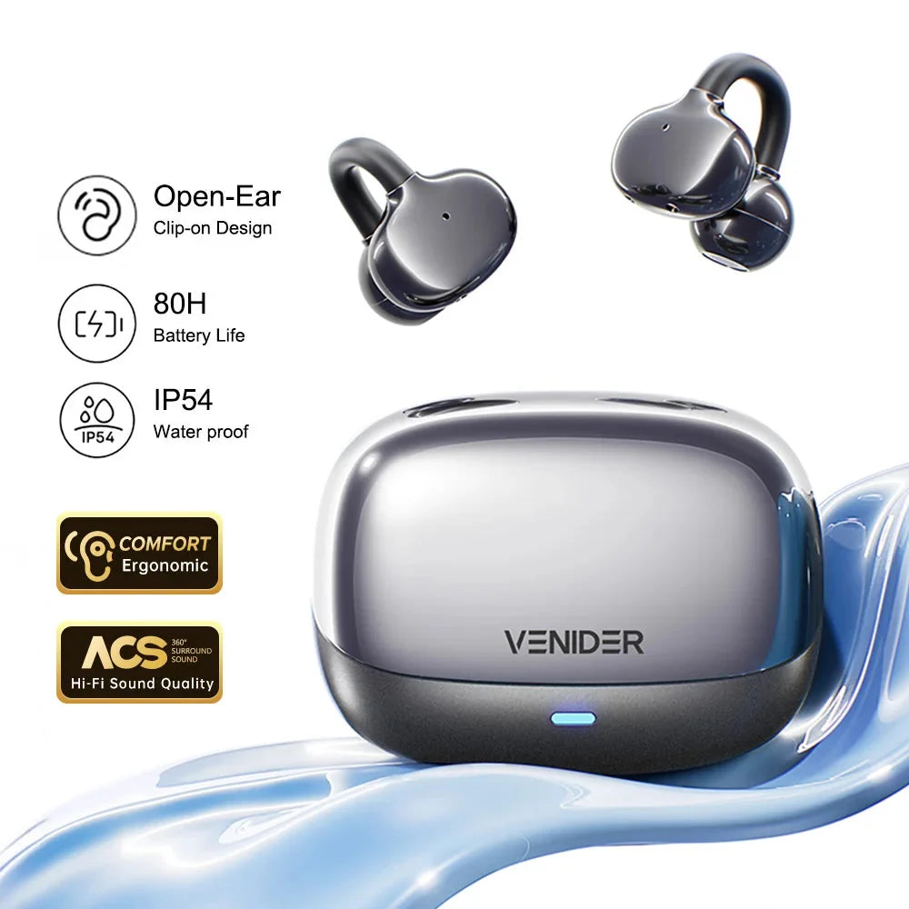 Conduction Bone Open Ear Bluetooth Earbuds Sports Gym