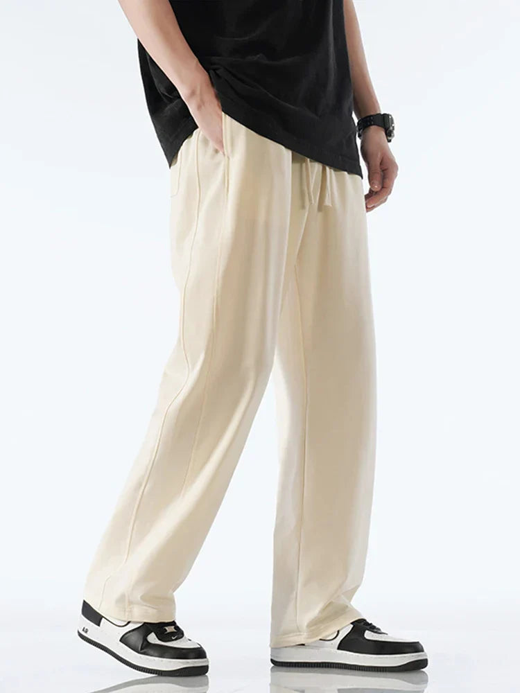 Premium Cotton Joggers for Men and Women, Lightweight Breathable Track Pants with Adjustable Fit, Casual and Sporty Style-5