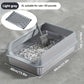 Semi-Enclosed Leak-Proof High-Sided with Mat 2026 – KEMORELA Extra Large Stainless Steel Cat Litter Box