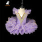 Light girls ballet tutu - pancake-style, polyester, for recital performances