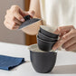 Travel-Friendly Ceramic Travel Tea Kit With Case Gift Kit