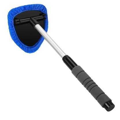 Car Window Cleaner Kit Glass Cleaning Device Microfiber Telescopic Handle Spring 2026 Streak Free Glass
