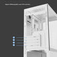 ITX Mini PC Case 240mm Water Cooling MicroATX Chassis