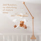 Crib Baby Mobile Wooden Nursery Newborn Sensory Toys