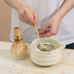 Matcha Kit Spotted Green Ceramic 5Pc Japanese Tea Gift