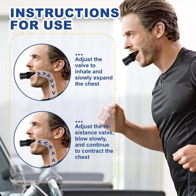 Breathing Trainer Lung Exerciser Flexible Resistance