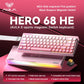 Mechanical Gaming Keyboard 68 Key RGB Travel-Friendly Esports