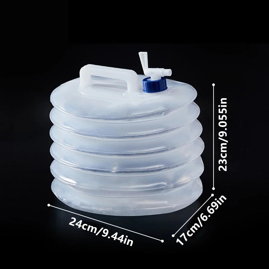 Outdoor Camping Hiking Picnic Emergency Carrier 2026 – Travel-Friendly Foldable Collapsible Water Bag 5–15L