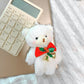 Variant image for Cute 12cm Plush Rabbit Keychain Doll - Soft Stuffed Animal Keychain Gift for Girls in Blush Pink-6