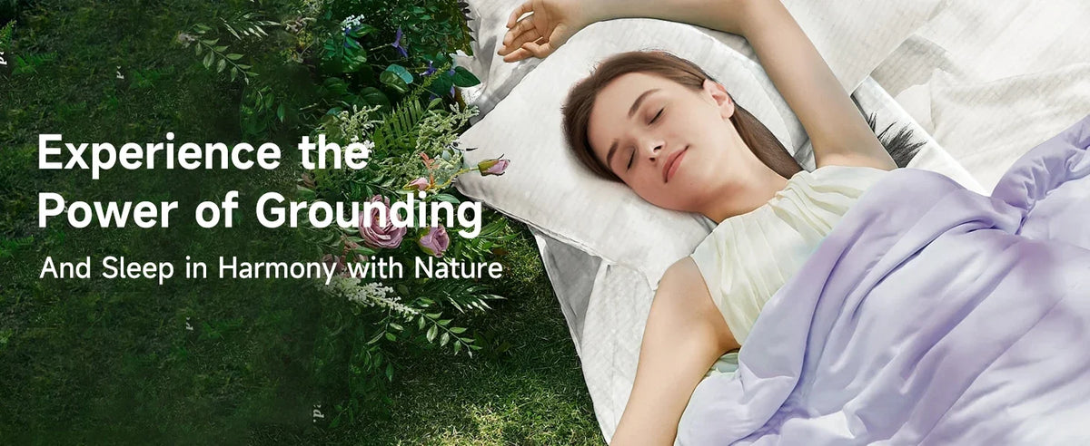 Grounding Earthing Bed Sheet 95 Cotton 5 Silver Fiber