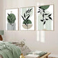 Sage Green Boho Wall Art Kit 3Pc Mid Century Prints