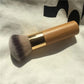 Foundation Airbrush Brush Bamboo Handle Makeup Brush Fall 2026 TikTok Viral Smooth Finish For Powder Bronzer Blush