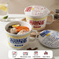 Noodle Instant Bowl Ceramic With Handle And Lid Large