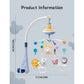 Mobile Crib Remote Music Light Newborn Sensory Toys