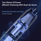 Battery-Powered Hand-Held Car Vacuum Cleaner - Cordless Travel-Friendly Dust Removal for Household Cleaning