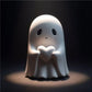 Finger Middle Ghost Statue Resin Halloween 2025 Centerpiece