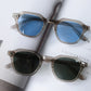 Style Korean Retro Sunglasses for Women TR90 Polygon Polarized UV400 Green Brown 2025 Summer