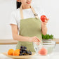 Kitchen Apron Linen Striped Hanging Neck Apron Japanese Style Cooking Gardening Fall 2025 Breathable Flexible
