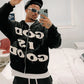Unisex Oversized Zip-Up Hoodie - Boxy Cut, Knit, Street