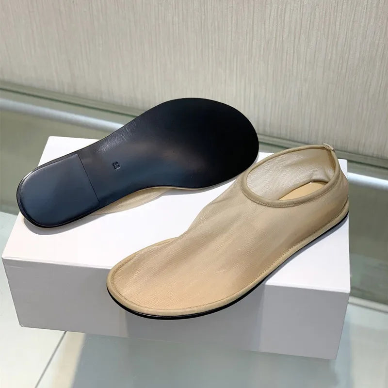 Women Breathable Mesh Ballet Flats - Slip On, For Summer