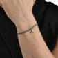Initials Cuban Link Bracelet Stainless Steel Flexible