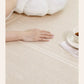 Round Rug Cream Wabi Sabi Deluxe Non Slip Water-Resistant