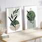 Sage Green Boho Wall Art Kit 3Pc Mid Century Prints