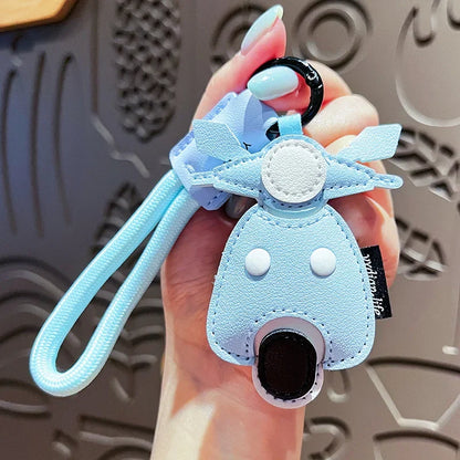 Leather2025 Edition Keychain Handmade Transportation Charm Gift