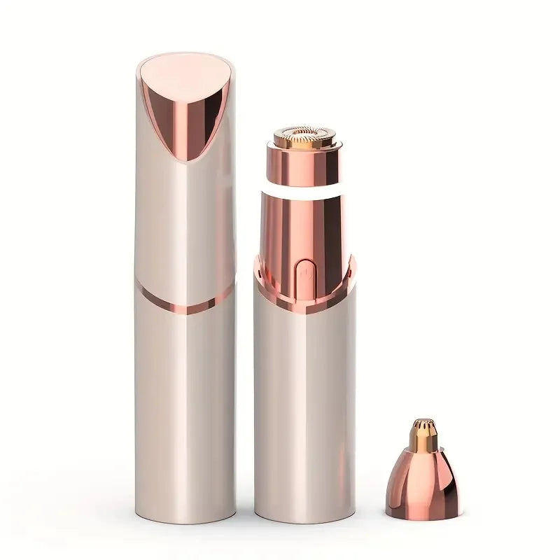Facial Trimmer 2-In-1 Eyebrow Shaver Battery-Powered Painless Face Lip Body Grooming Device Fall 2026 Gift