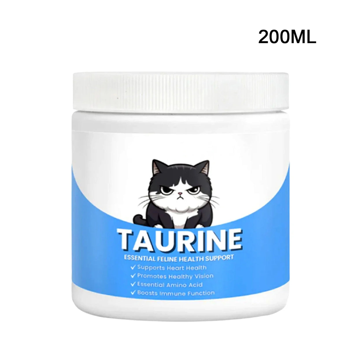 Heart Support Immune Eye Health Organic Kitten Formula 2026 – Taurine Powder Supplement for Cats 200ml