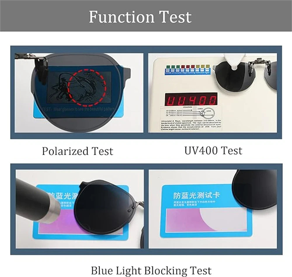 Clip-On2026 Edition Sunglasses Polarized UV400 Flip Up Clip Night Vision Clip Universal Goggles For Driving And Fishing Summer