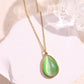 Layered2026 Edition Gold Tone Necklace Kit With Resin Stone Pendants Boho Statement Jewelry Gift Idea Fall