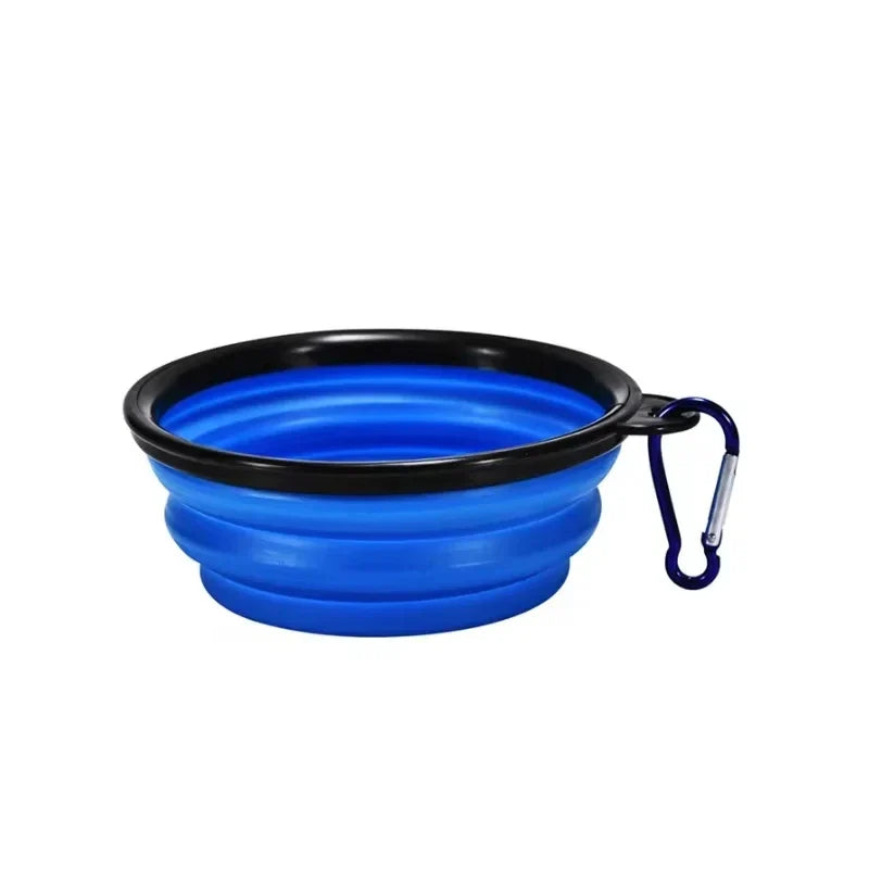 350ml Pet Folding Bowl - Travel-Friendly Dog & Cat Food Water Bowl