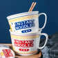 Noodle Instant Bowl Ceramic With Handle And Lid Large