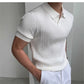 Fast-dry men's golf polo shirt - slim fit short sleeve, polyester, for sports and casual wear