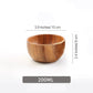 Wooden Acacia Bowl Japanese Style Salad Bowl Ramadan