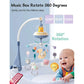 Mobile Crib Remote Music Light Newborn Sensory Toys