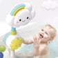 Kids 1pcs Cloud Shower Toy - Baby Bathtub Water Toy for Boys and Girls, Fun Comfort Gift