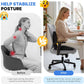 Lumbar Relief for Office Chair Car Wheelchair 2026 – Comfort-Grip Memory Foam Seat Cushion with Back Support