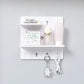 Punch-Free Wall Shelf Organizer with Household Organizers, No Drilling, Kitchen & Bedroom Pegboard Holder
