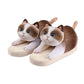 Plush cozy women's cat-face plush slippers - cat-face design, plush upper, EVA sole, indoor wear for winter
