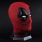 Deadpool Breathable Full Head Cosplay Mask for Adults - 2025 Halloween Costume Accessory, Red and Black Latex Design