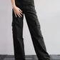 Loose Fit Pants for Women, Comfortable Cotton Spandex Casual Trousers in Multiple Colors-2