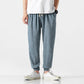 Pants Casual Men's Linen Harem Bloomers Cotton Leggings for Comfort