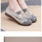Women’s Breathable Flats - Slip-On Mesh, Embroidered