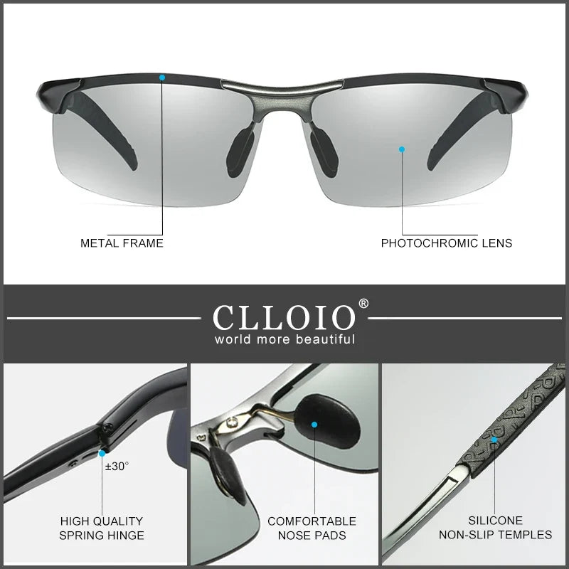 Photochromic2026 Edition Sunglasses Polarized Day Night Driving Glasses With Anti Glare UV Protection Summer
